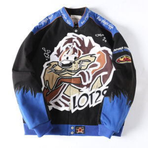 Streetwear Cartoon Embroidery Jacket