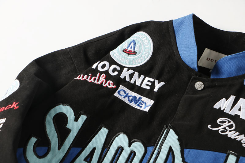 Unisex Streetwear Vintage Jacket with Cartoon Embroidery - SLAM DUNK - Image 7
