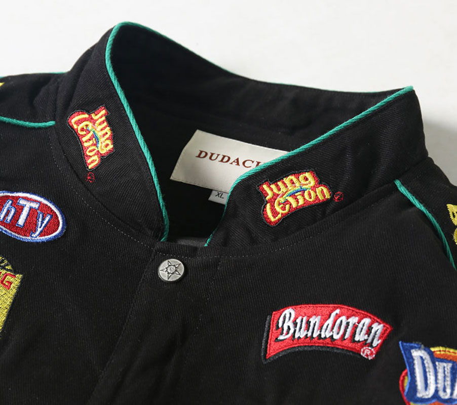 Unisex Streetwear Vintage Jacket with Cartoon Embroidery - Frito Bandito - Image 6