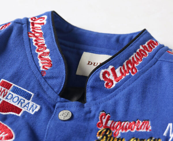 Unisex Vintage Streetwear Cartoon Embroidery Jacket -Slugterra - Image 4