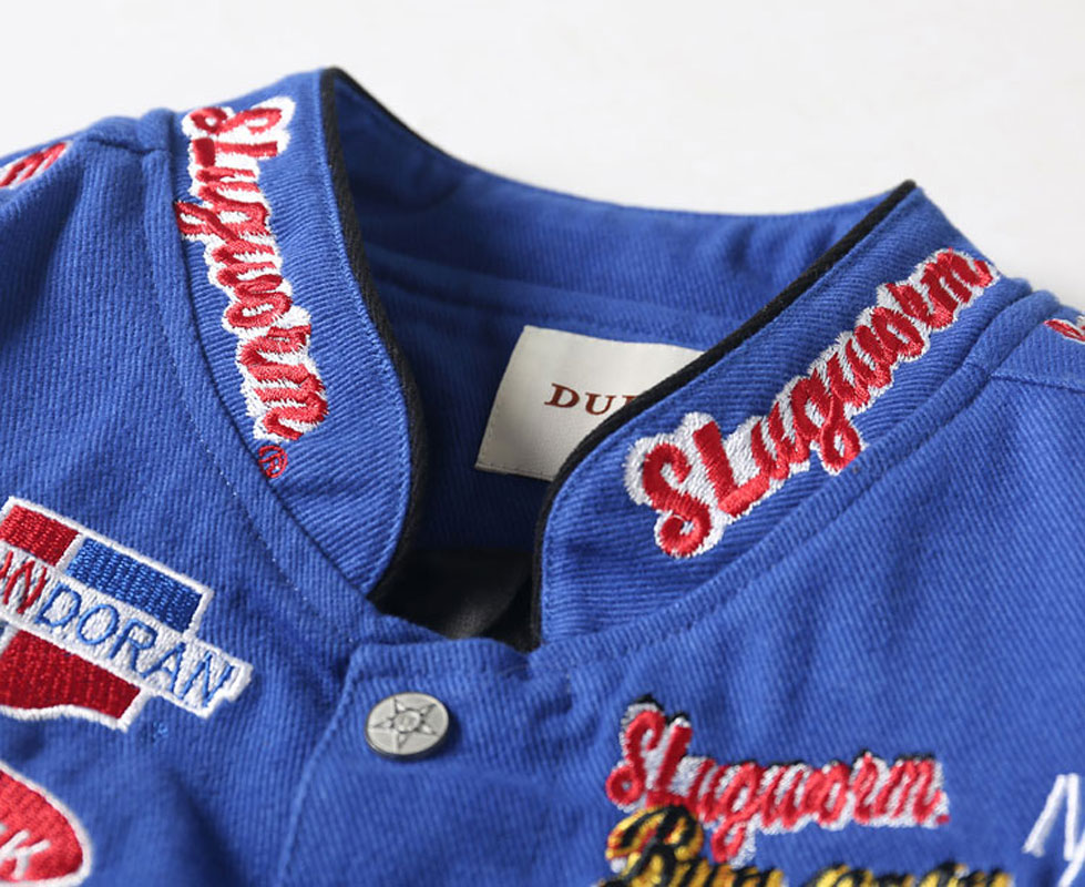Unisex Vintage Streetwear Cartoon Embroidery Jacket -Slugterra - Image 4