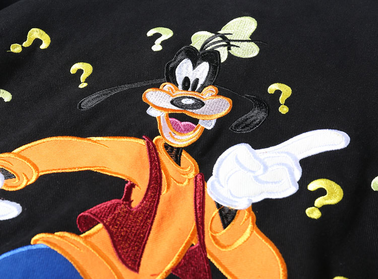 Unisex Streetwear Jacket with Cartoon Embroidery - Disney Goofy - Image 3