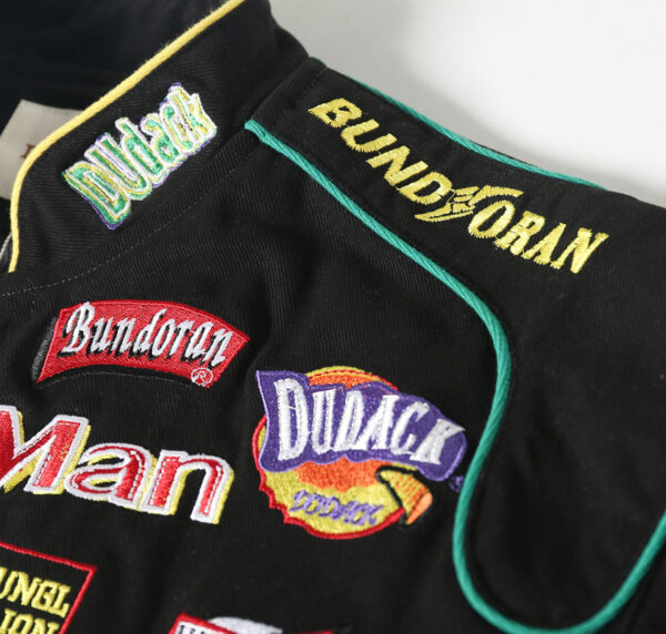 Unisex Streetwear Vintage Jacket with Cartoon Embroidery - Looney Tunes Bugs Bunny - Image 9