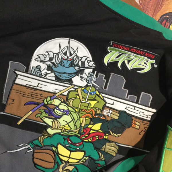 Streetwear Jacket with Cartoon Embroidery-TMNT - Image 7