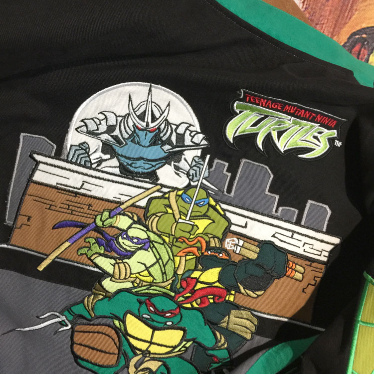 Streetwear Jacket with Cartoon Embroidery-TMNT - Image 7