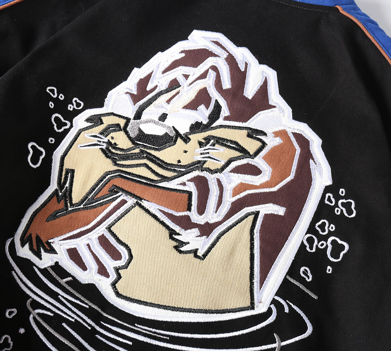 Streetwear Cartoon Embroidery Jacket - Image 3