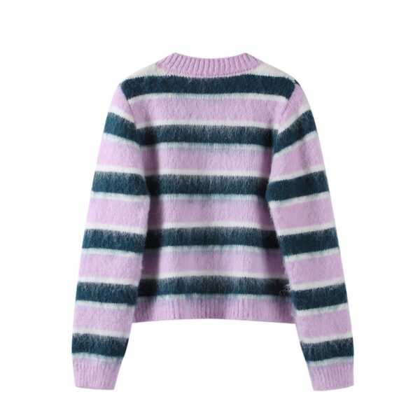 Grape & Avocado Knit Cardigan - Image 2