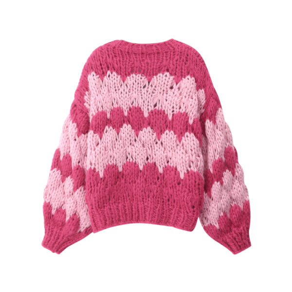 Pink Sweetheart Knit Cardigan - Image 2