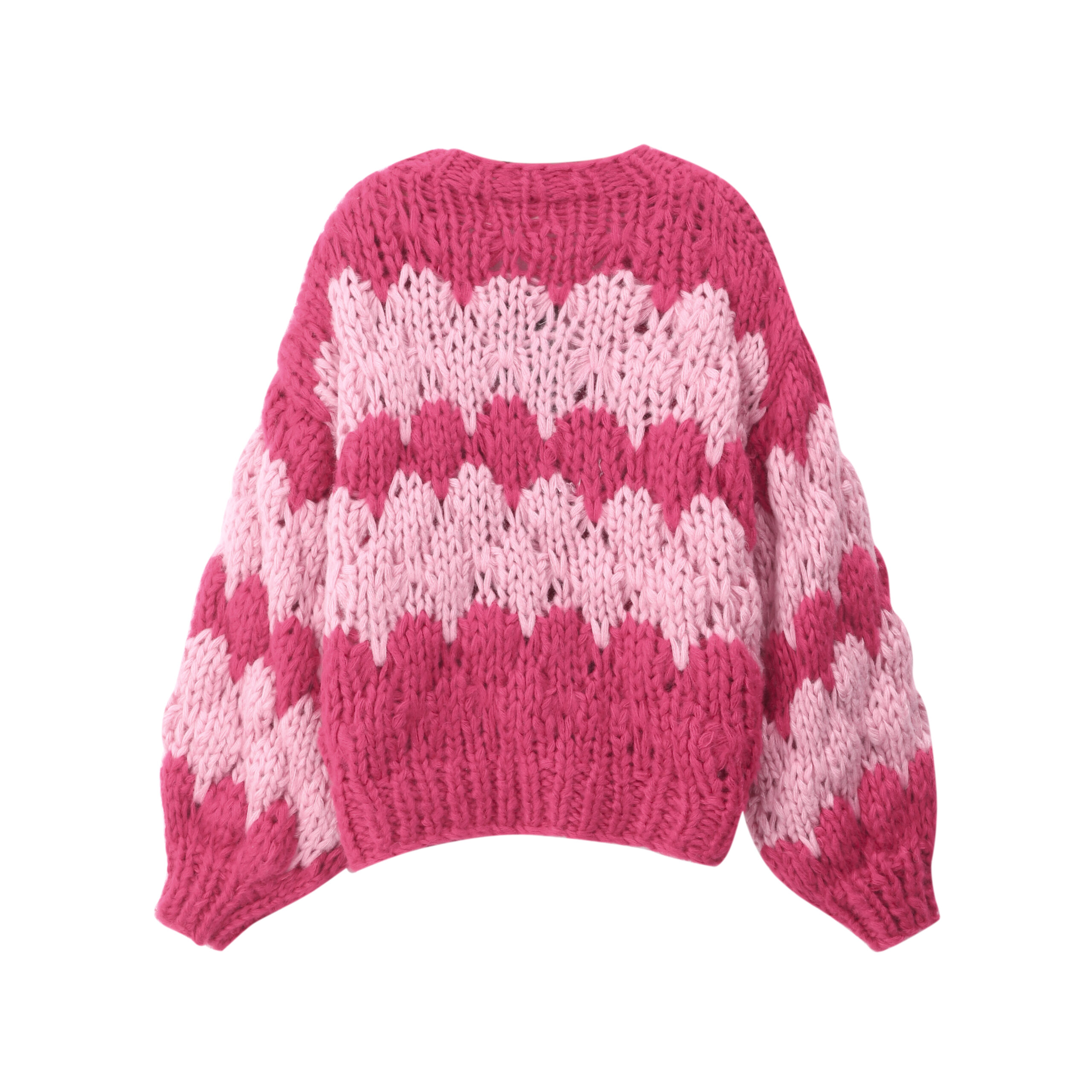 Pink Sweetheart Knit Cardigan - Image 2
