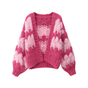 Pink Sweetheart Knit Cardigan