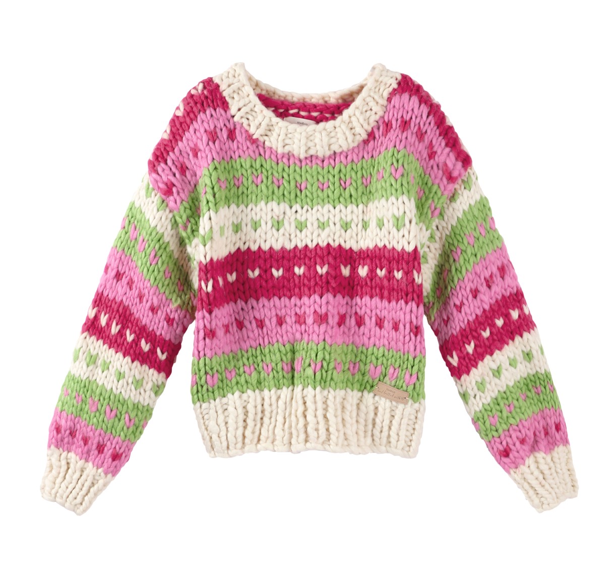 Strawberry & Chocolate Hand-Knit Sweater