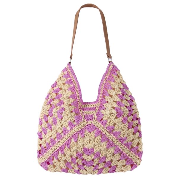 Chinese-Style Knitted Hollow-Out Rice Dumpling Bag - Image 2