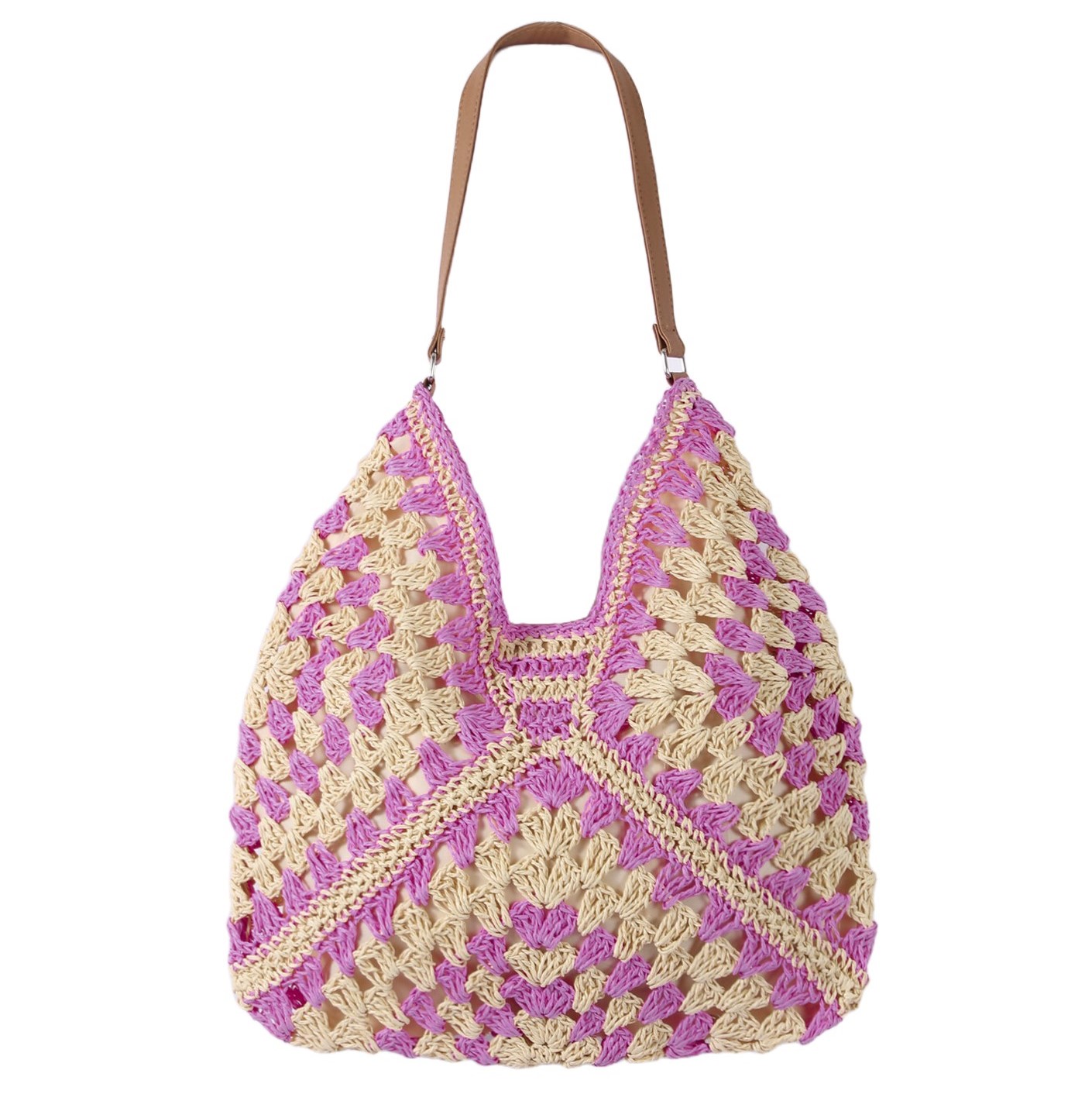Chinese-Style Knitted Hollow-Out Rice Dumpling Bag - Image 2