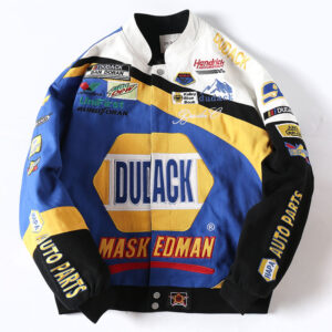 DUDACK Embroidered Jacket in Retro Racing Style