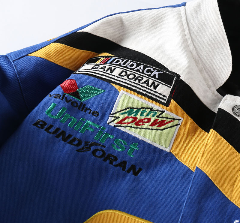 DUDACK Embroidered Jacket in Retro Racing Style - Image 8