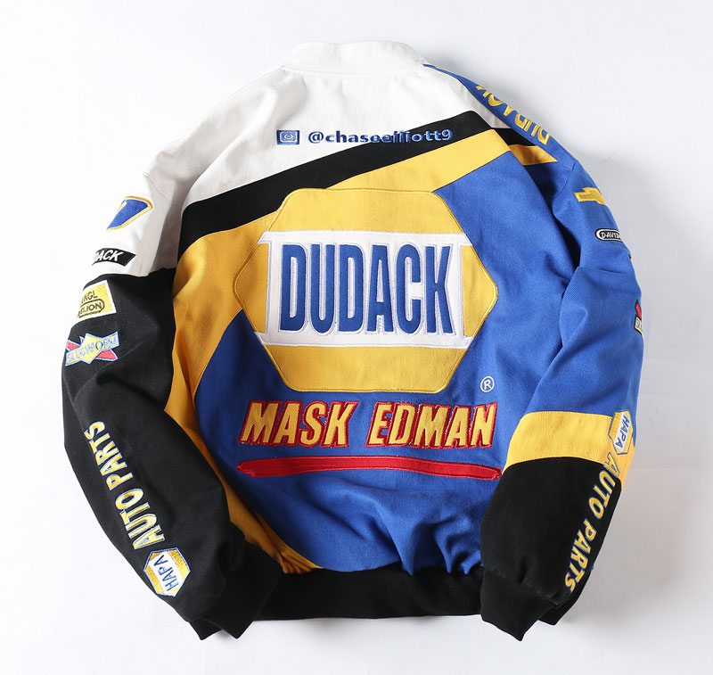 DUDACK Embroidered Jacket in Retro Racing Style - Image 2