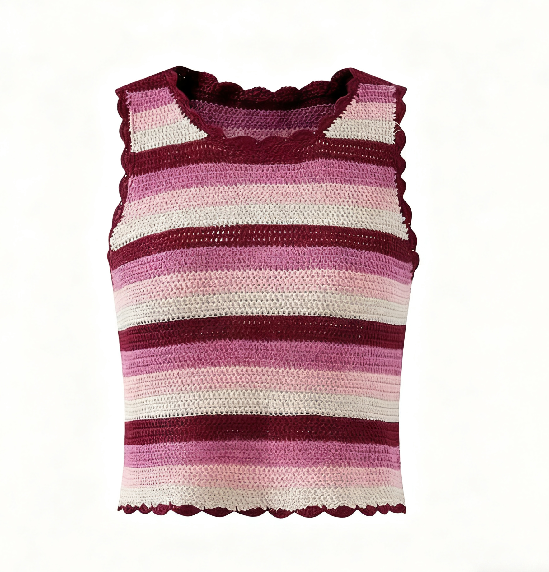 Hawthorn Berry Knit Set with Design Details - Image 2