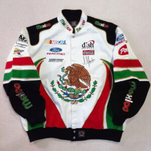 Mexico Racing Bomber - NASCAR Eagle Embroidered Jacket