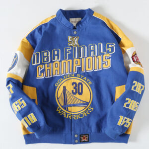 Warriors Championship Embroidered Retro Jacket