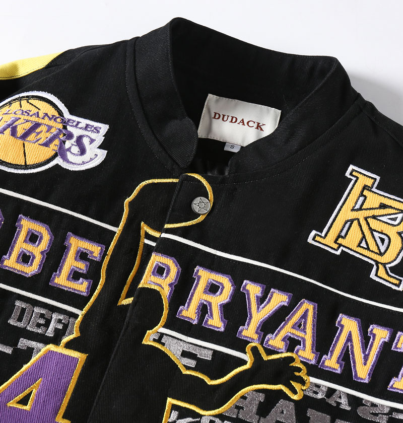 Kobe 24 Lakers Vintage Jacket - Purple Yellow MVP Tribute - Image 4