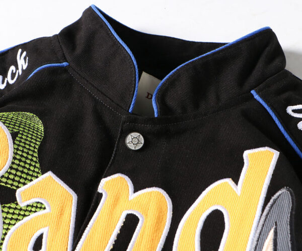 Bugs Bunny Cartoon Embroidered Baseball Jacket - Image 2