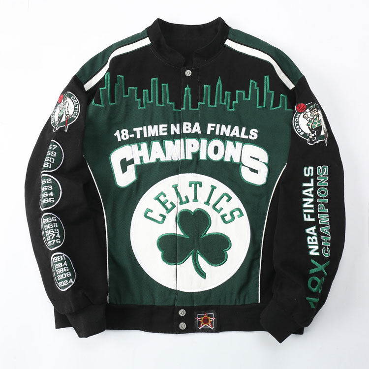 Boston Celtics Vintage Sport Streetwear Varsity Jacket