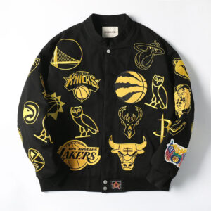 NBA Teams Embroidered Hip - Hop Jacket