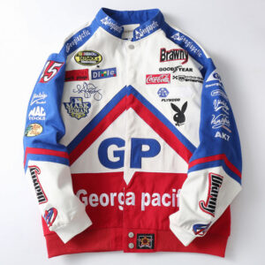 GP Embroidered Racing Baseball Jacket