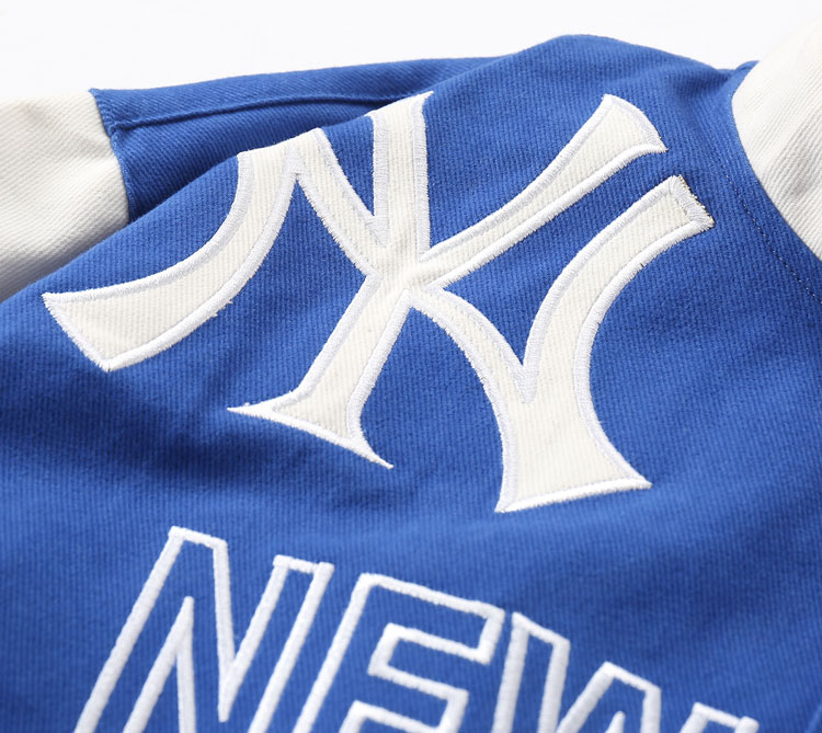Yankees Vintage Varsity Jacket Embroidered NY Logo - Image 5