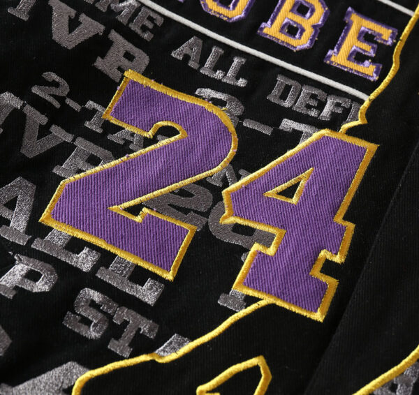 Kobe 24 Lakers Vintage Jacket - Purple Yellow MVP Tribute - Image 5
