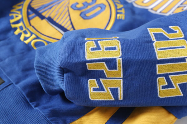 Warriors Championship Embroidered Retro Jacket - Image 4