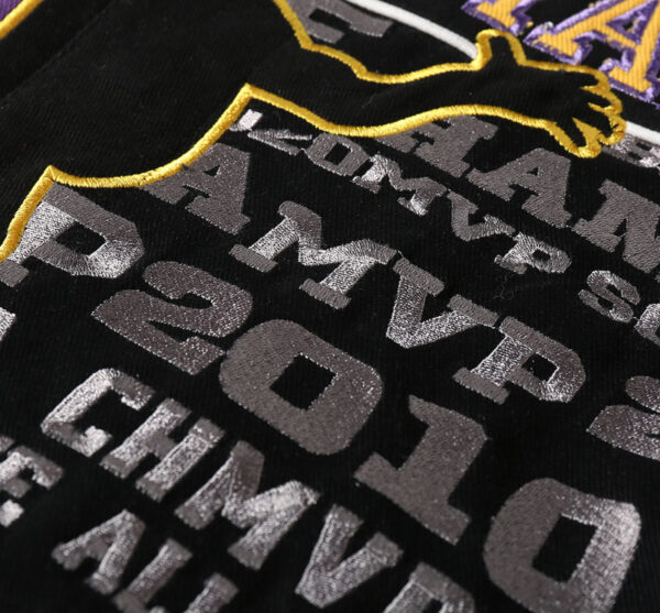 Kobe 24 Lakers Vintage Jacket - Purple Yellow MVP Tribute - Image 8