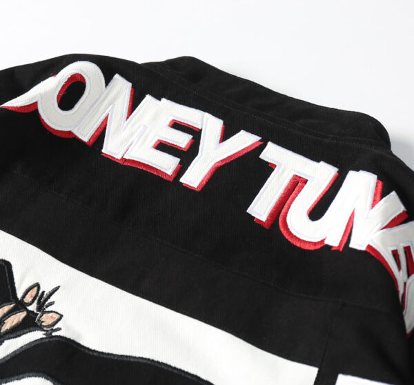 Looney Tunes Vintage Cartoon Bomber Jacket - Image 6