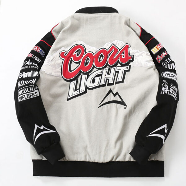 Hip-Hop Inspired Embroidered Baseball Jacket - Image 6