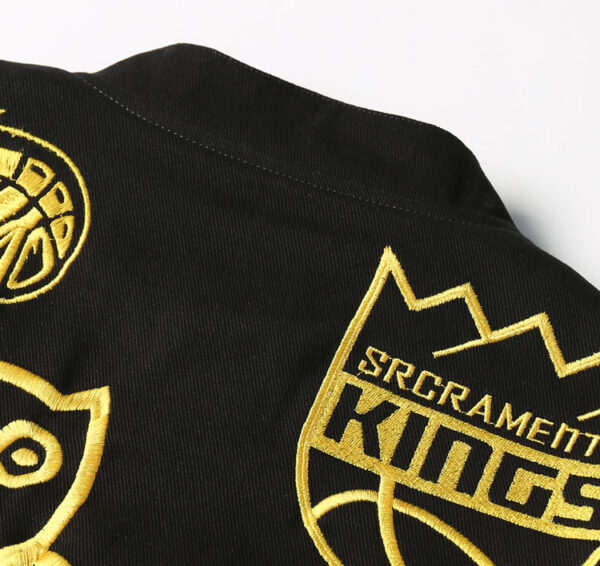 NBA Teams Embroidered Hip - Hop Jacket - Image 4