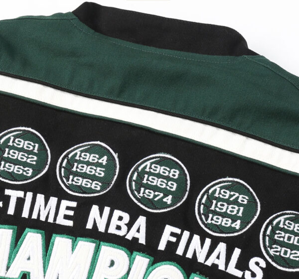 Boston Celtics Vintage Sport Streetwear Varsity Jacket - Image 7