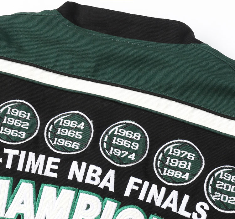 Boston Celtics Vintage Sport Streetwear Varsity Jacket - Image 7