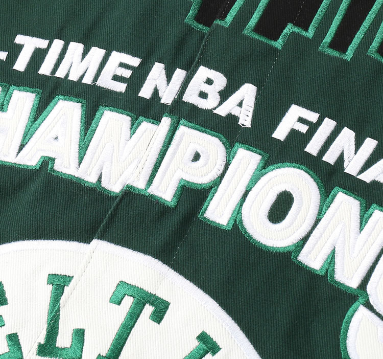 Boston Celtics Vintage Sport Streetwear Varsity Jacket - Image 9