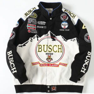 Busch Light American Lager Beer Element Baseball Jacket