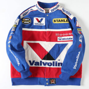 Valvoline-Themed Color Scheme Baseball Jacket