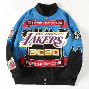2020 Los Angeles Lakers NBA Championship Commemorative Baseball Jacket
