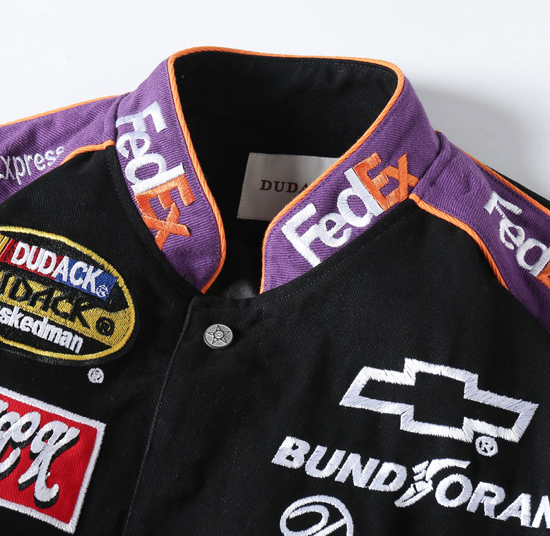 FedEx - Themed Retro Racing Jacket - Image 8