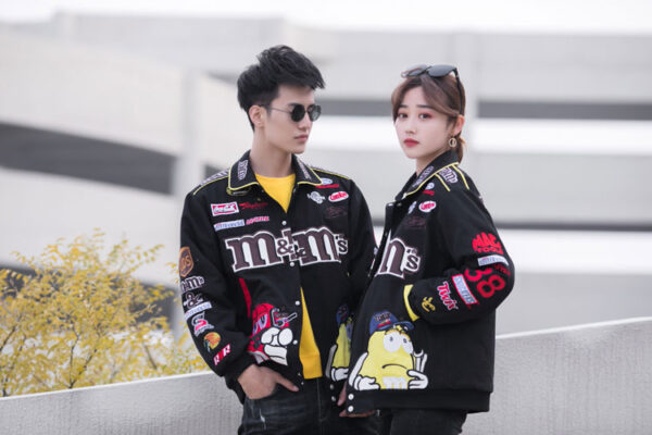 M&M's Cartoon Fun Baseball Jacket - Image 8