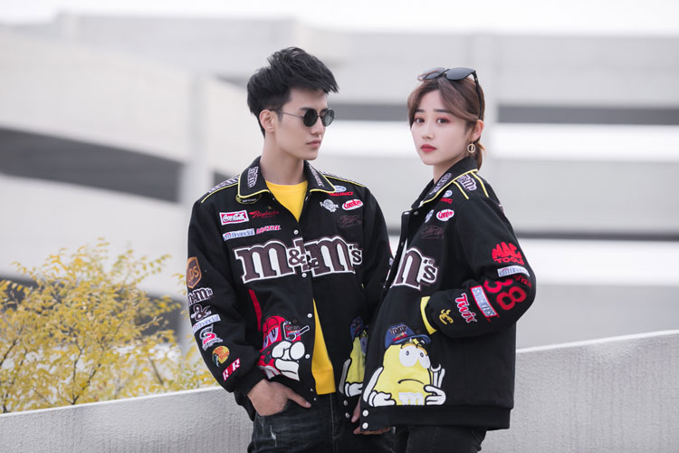 M&M's Cartoon Fun Baseball Jacket - Image 8