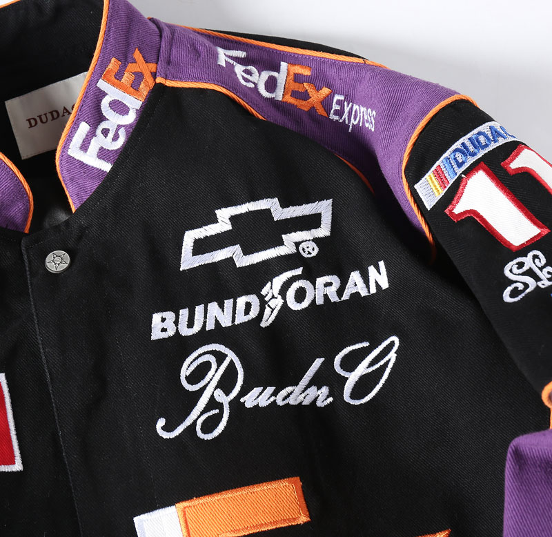 FedEx - Themed Retro Racing Jacket - Image 7