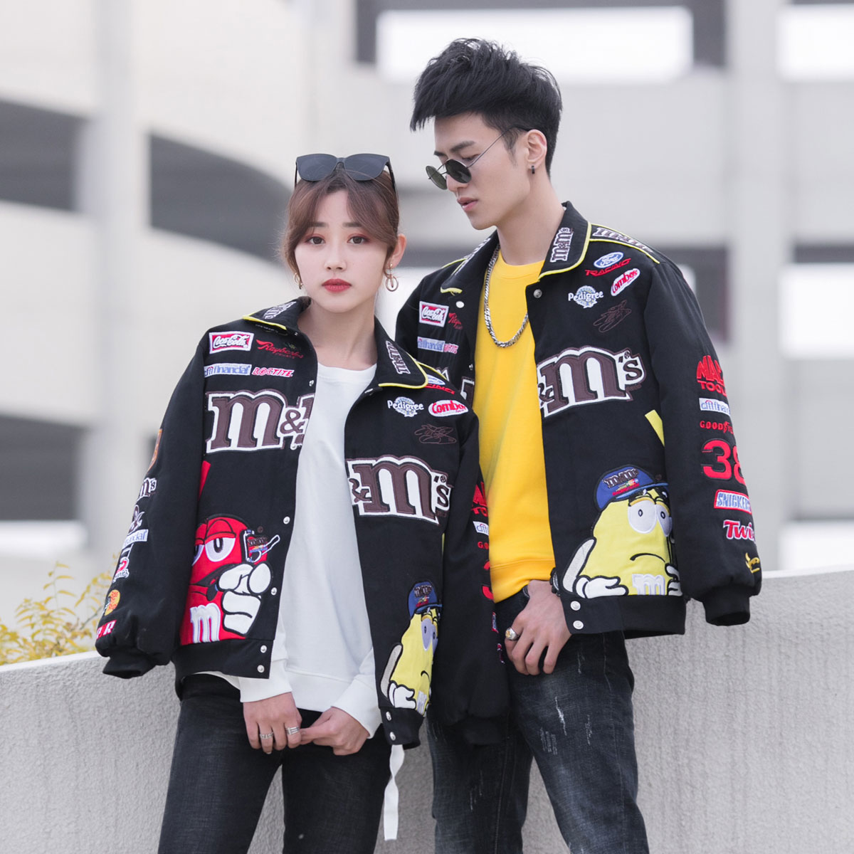 M&M's Cartoon Fun Baseball Jacket - Image 9
