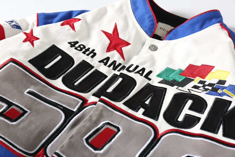 DUDACK Baseball Jacket with Lucky Star Motif - Image 6