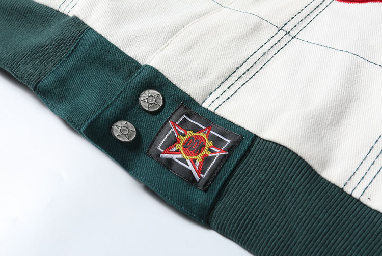 Vintage Racing-Style Baseball Jacket - Image 10