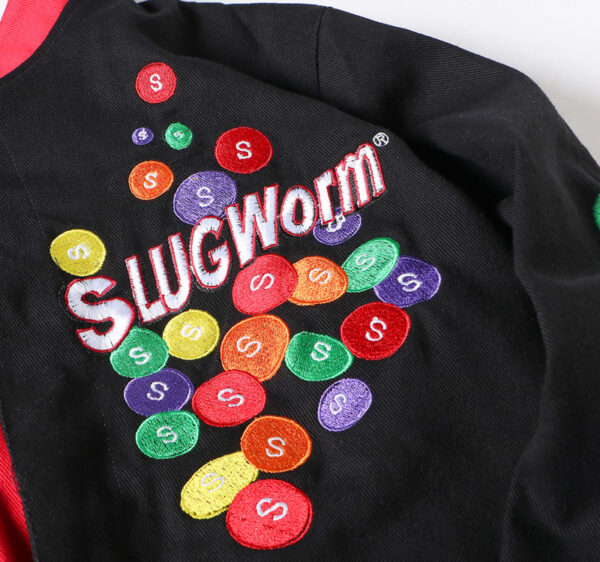 Colorful Embroidered Baseball Jacket - Image 6