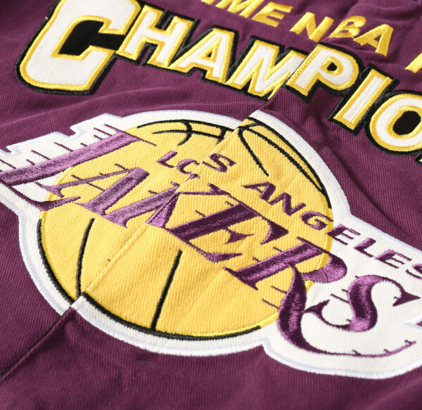 Los Angeles Lakers 17 - Time NBA Finals Champions Commemorative Jacket - Image 8